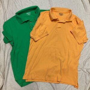 Lot of Two Men’s Boca Classics Polo Shirts Golf Casual Collared Bright Color